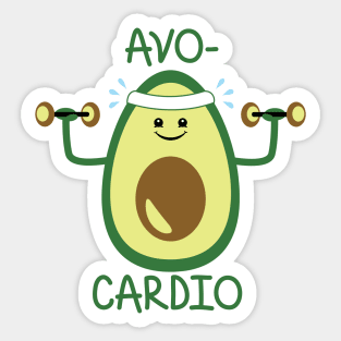 Avo-Cardio Sticker